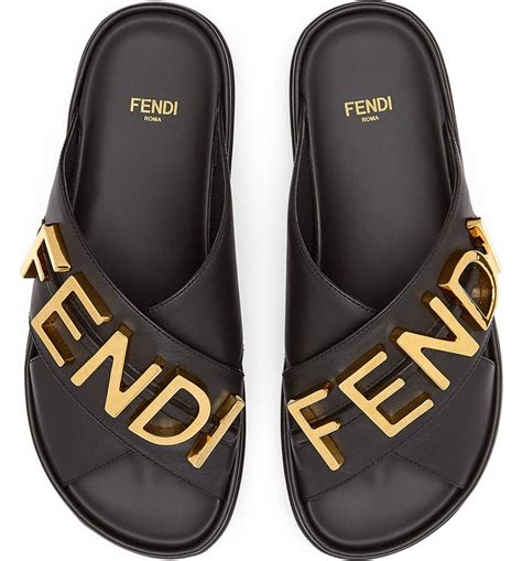 fendi femme chaussure|fendi slippers for women.